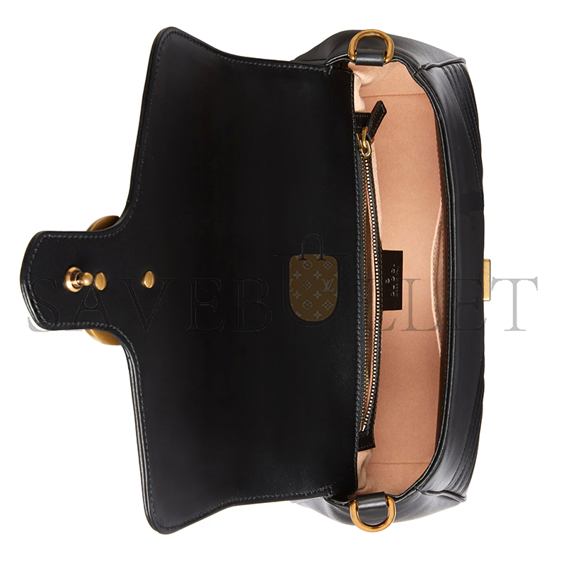 GUCCI GG MARMONT MEDIUM TOP HANDLE BAG 498110 (27*19*10.5cm)